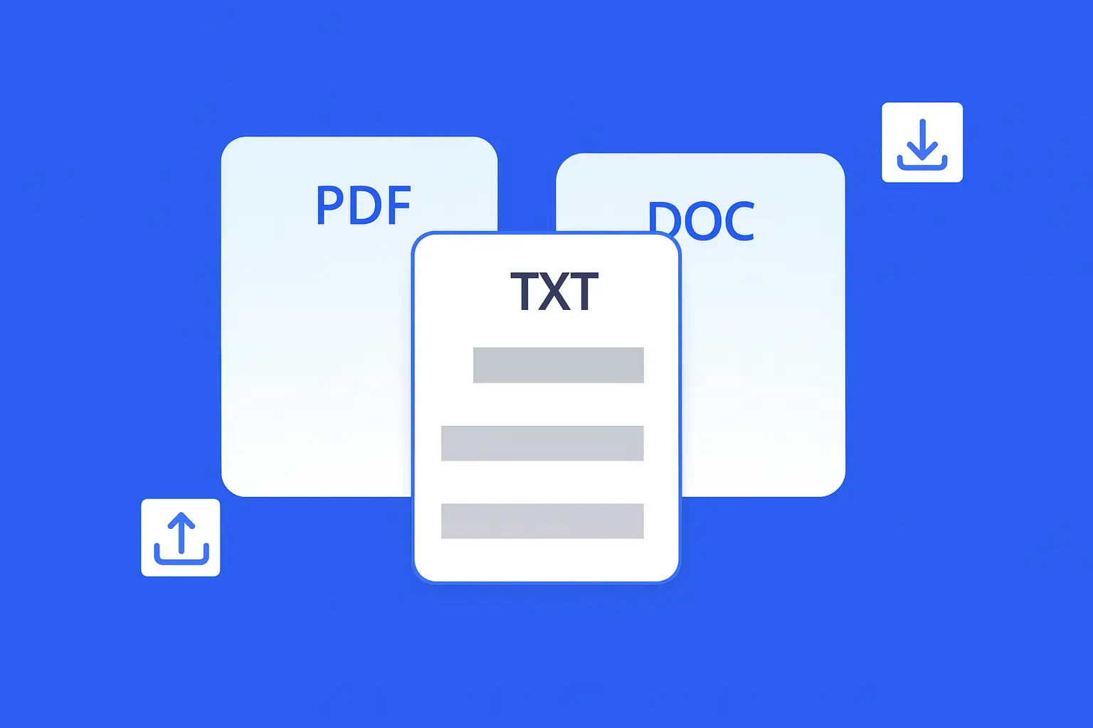 Upload or Download Files to Humanize AI Text